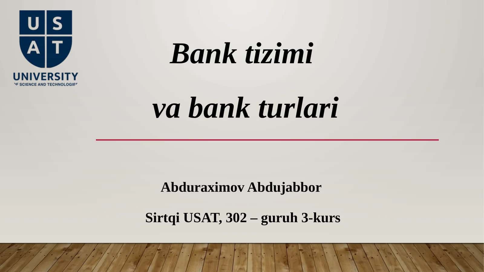 Banktizimi