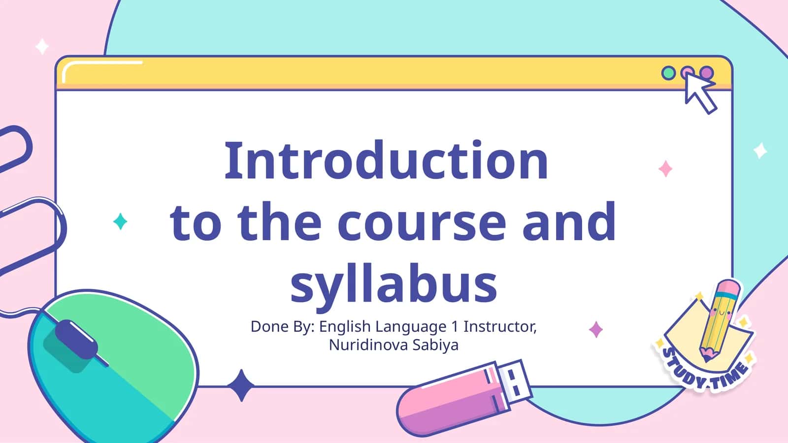 English Language 1 Course