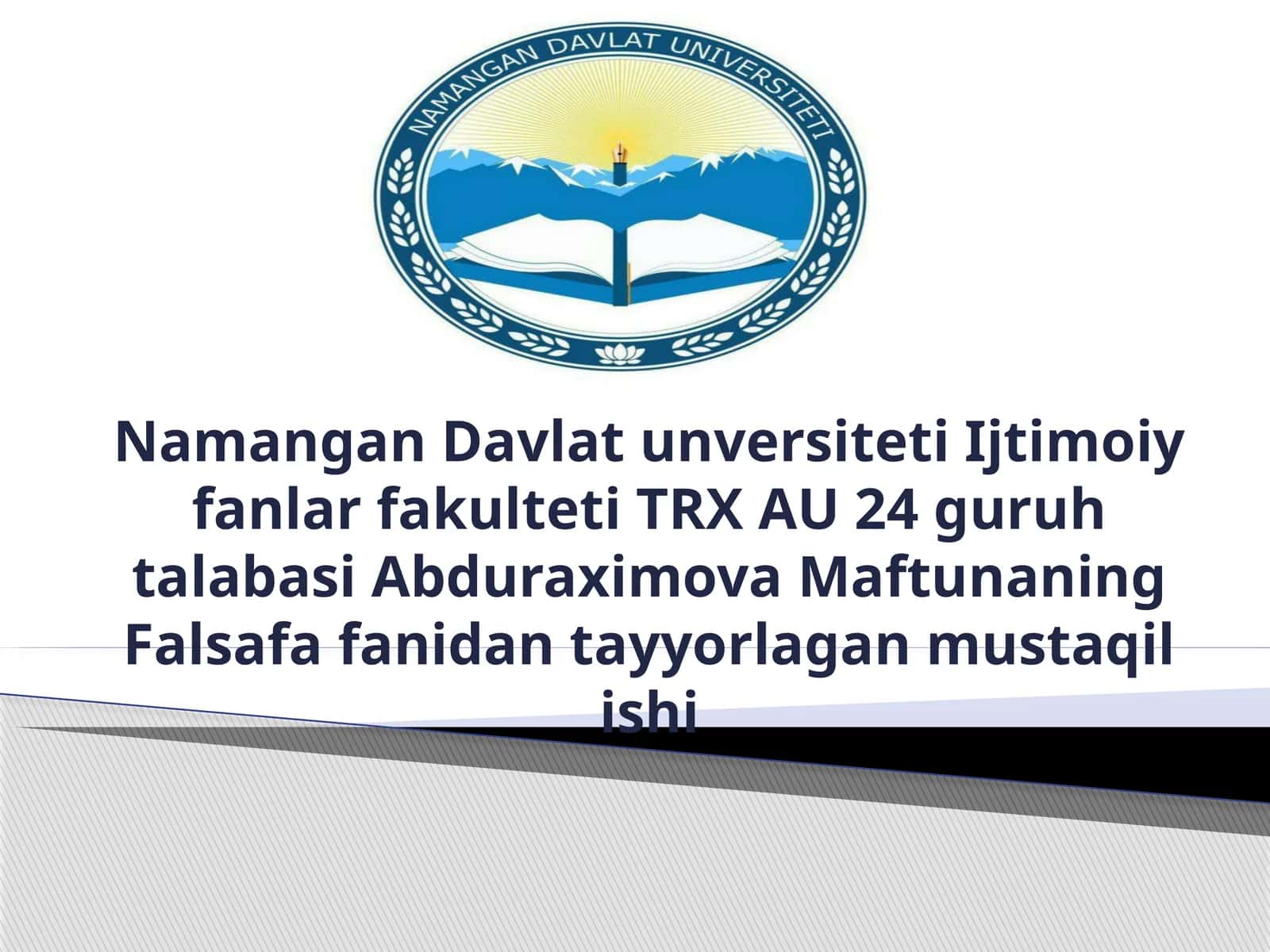 Rivojlanish falsafasi falsafa