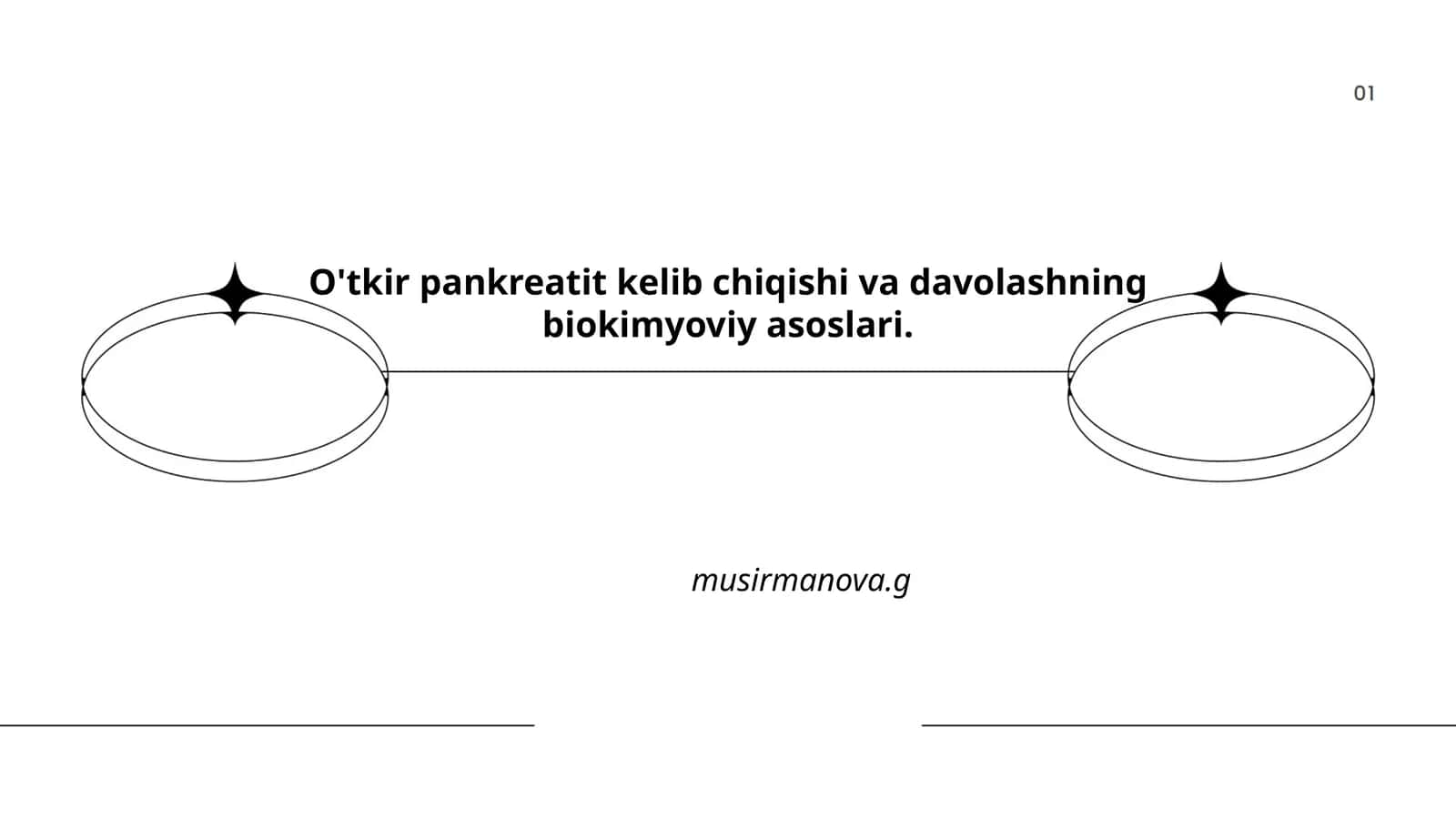 O'tkir pankreatit kelib chiqishi va davolashning biokimyoviy asoslari