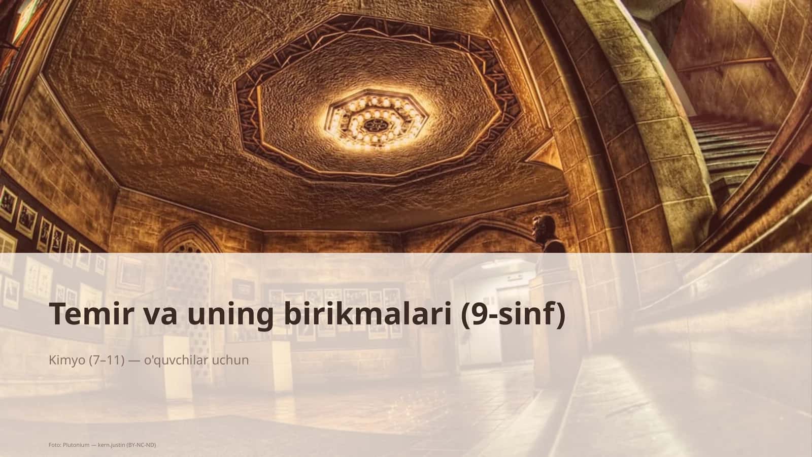Kimyo (7–11) — o'quvchilar uchun