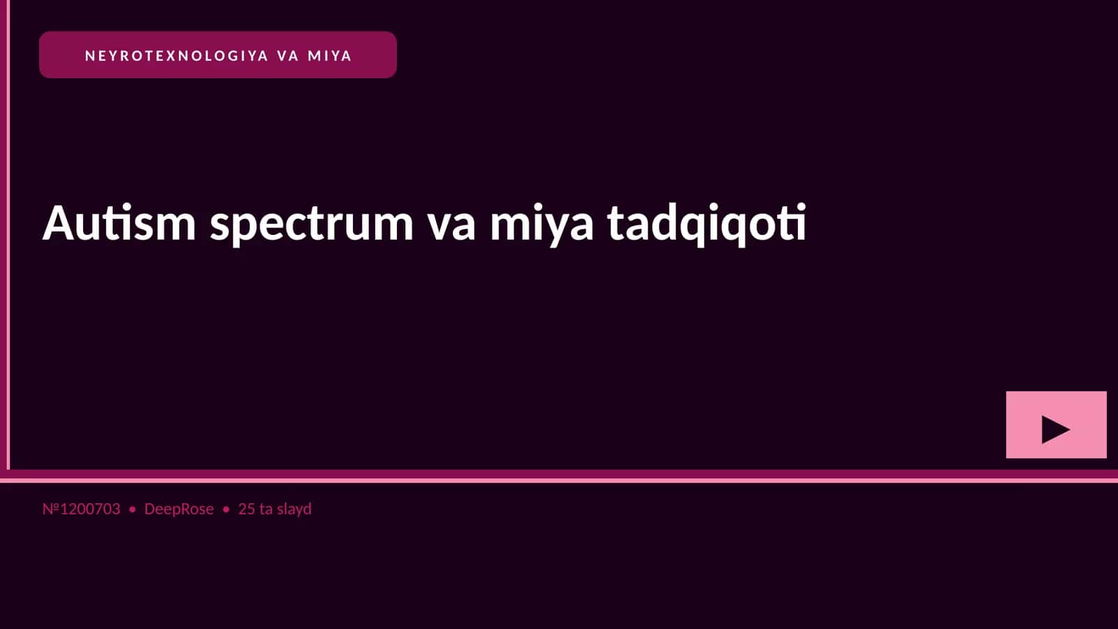 NEYROTEXNOLOGIYA VA MIYA