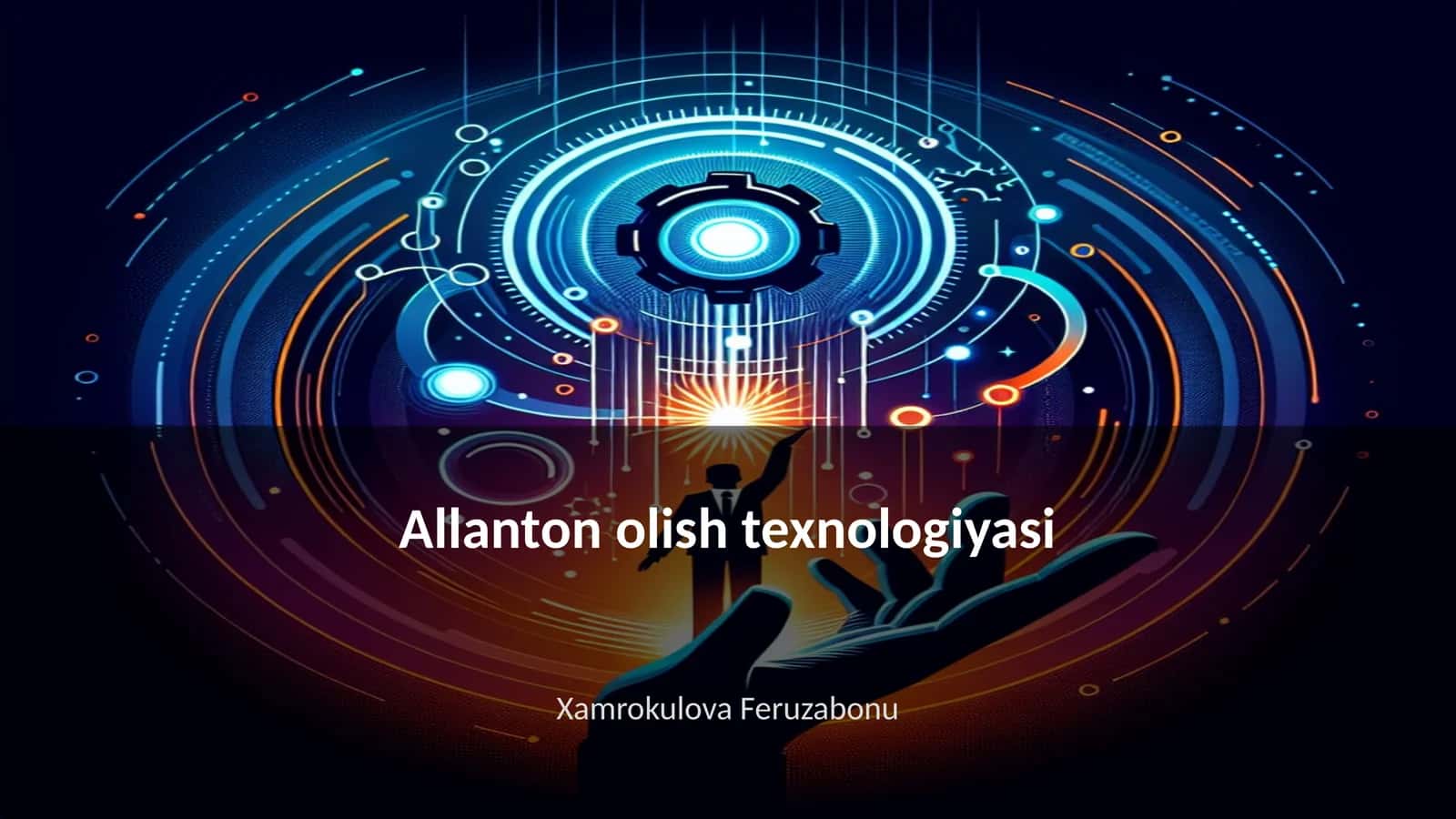 Allanton olish texnologiyasi