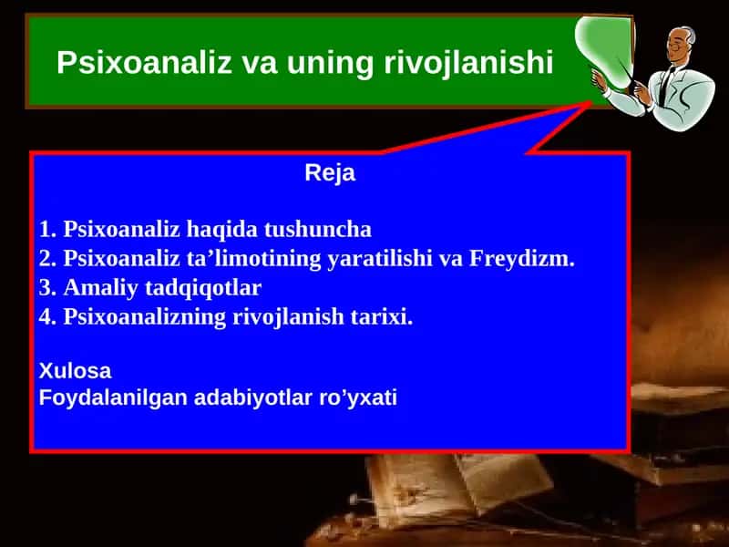 Psixoanaliz haqida tushuncha