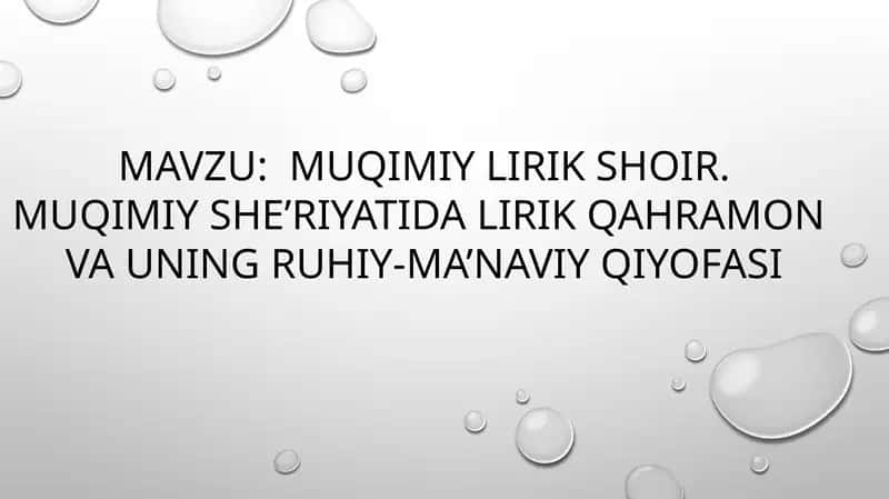 Muqimiy