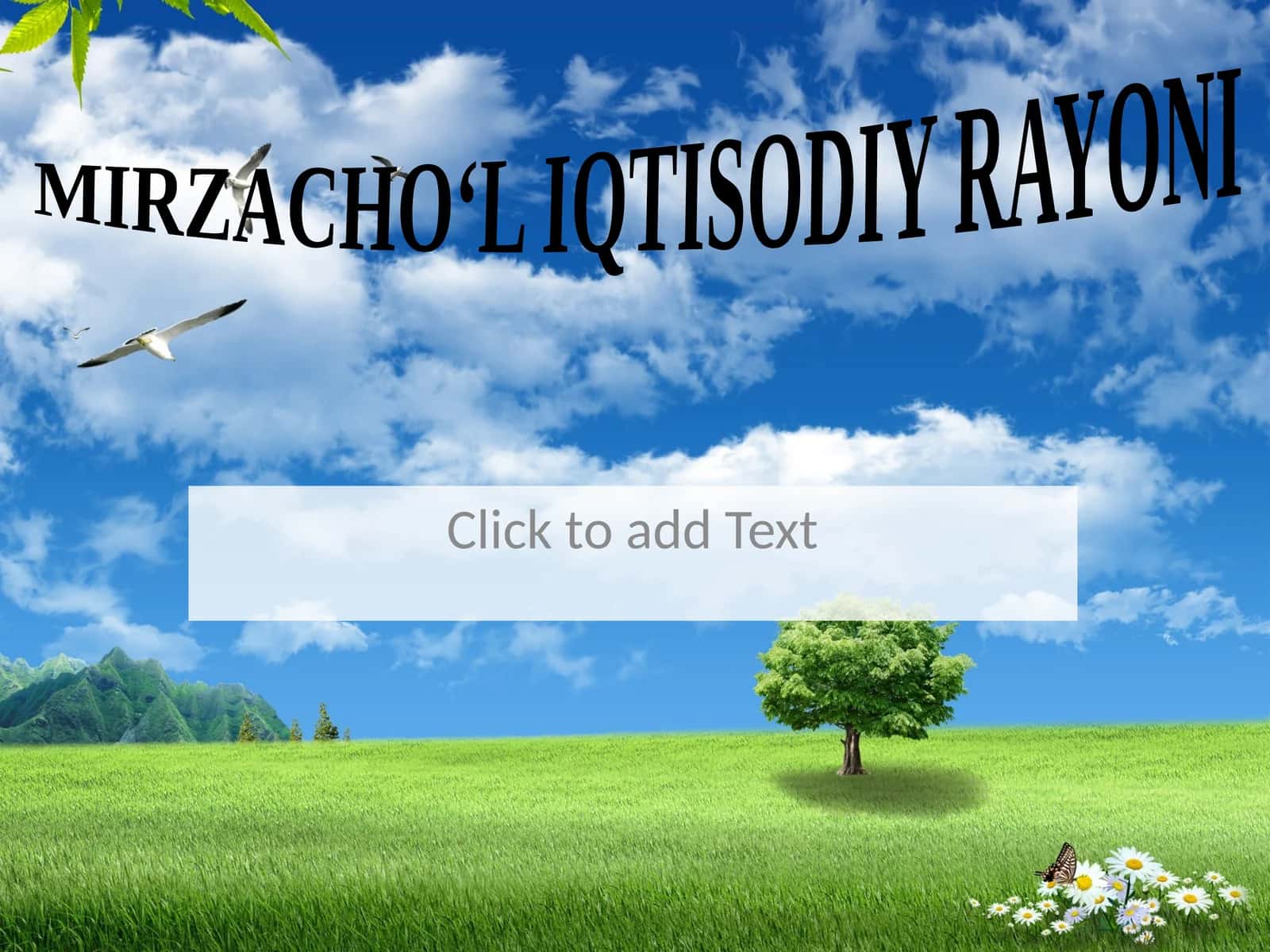 MIRZACHO'L IQTISODIY RAYONI