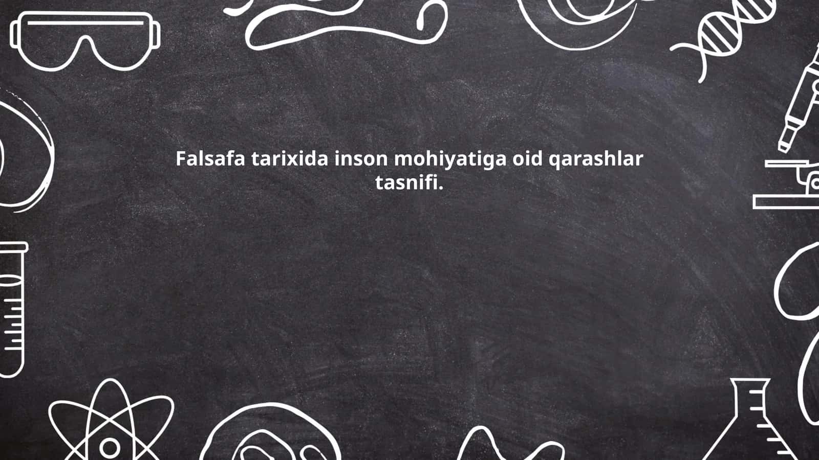 Inson mohiyati haqida qadimgi yunon falsafasi qarashlari