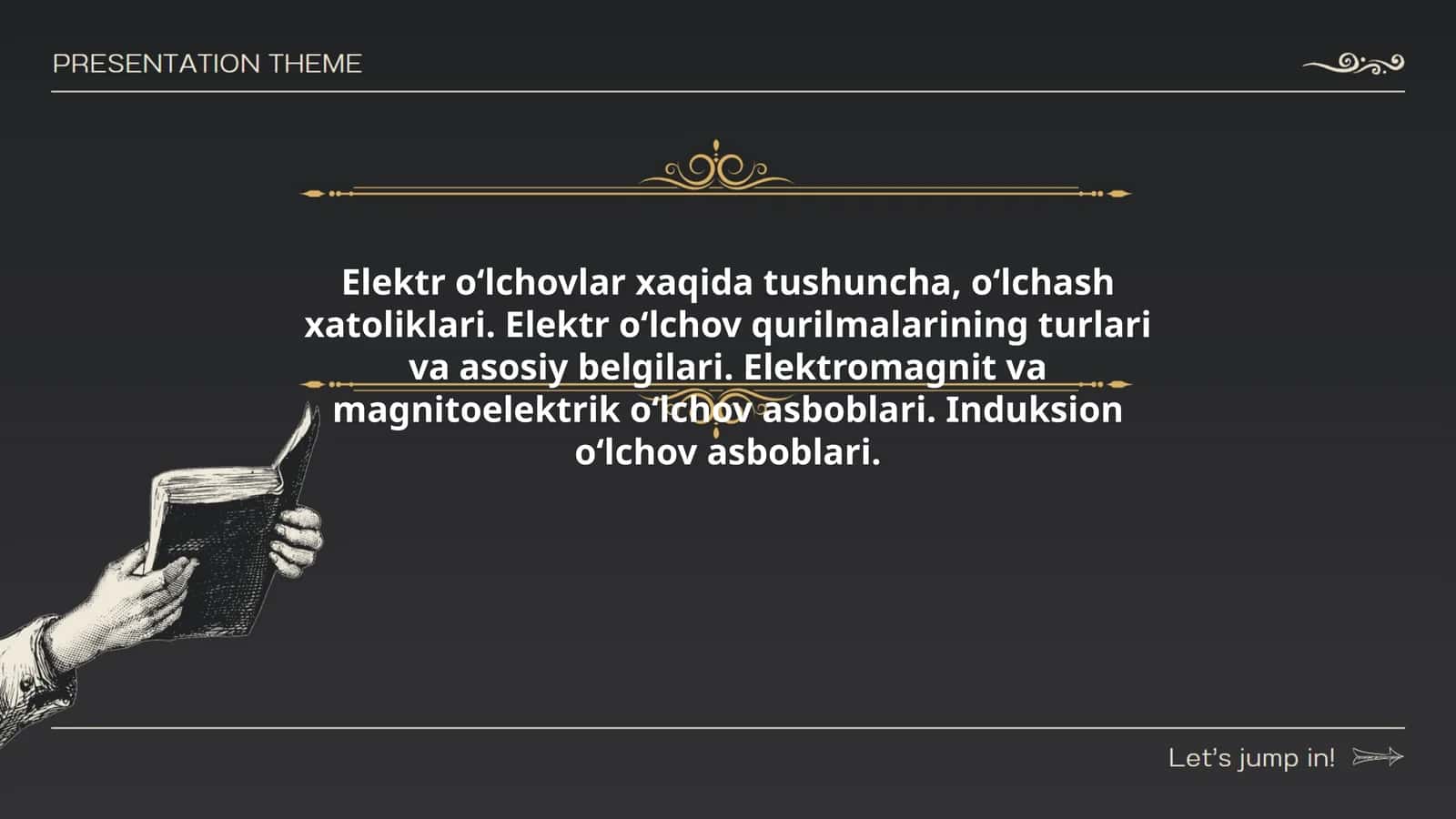 Elektr o‘lchovlar xaqida tushuncha