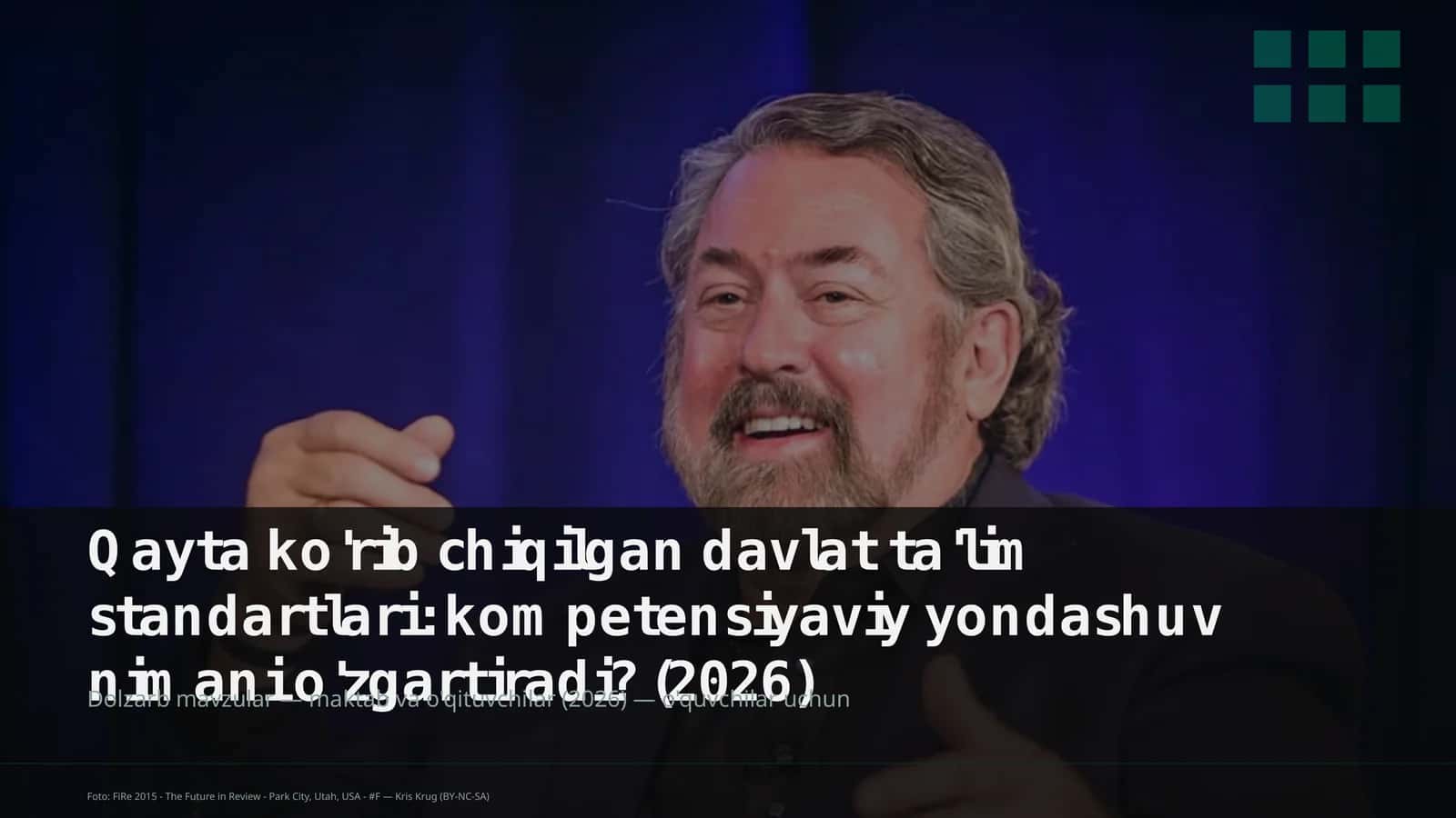 Dolzarb mavzular — maktab va o'qituvchilar (2026) — o'quvchilar uchun