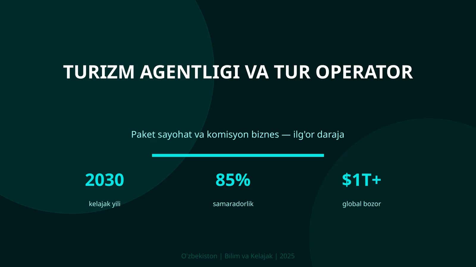 Turizm agentligi va tur operator