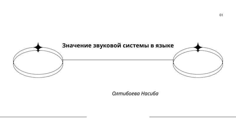 Значение звуковой системы в языке