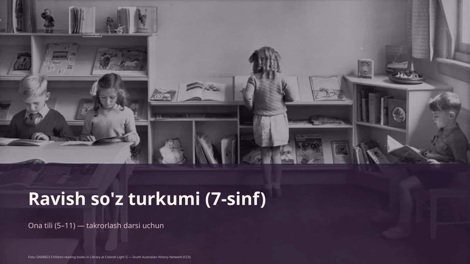 Ravish so'z turkumi (7-sinf)