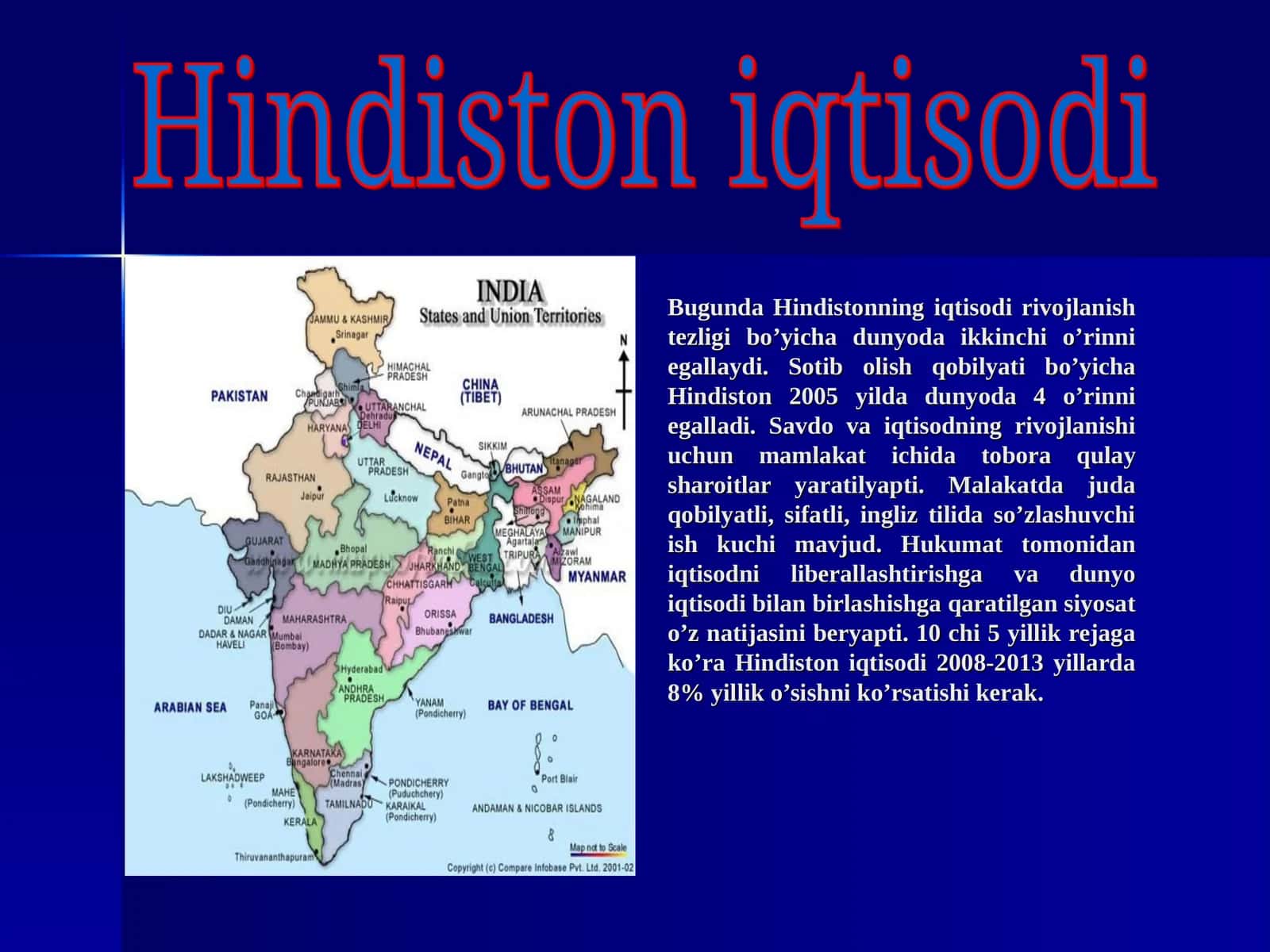 Hindistonning iqtisodiy rivojlanishi