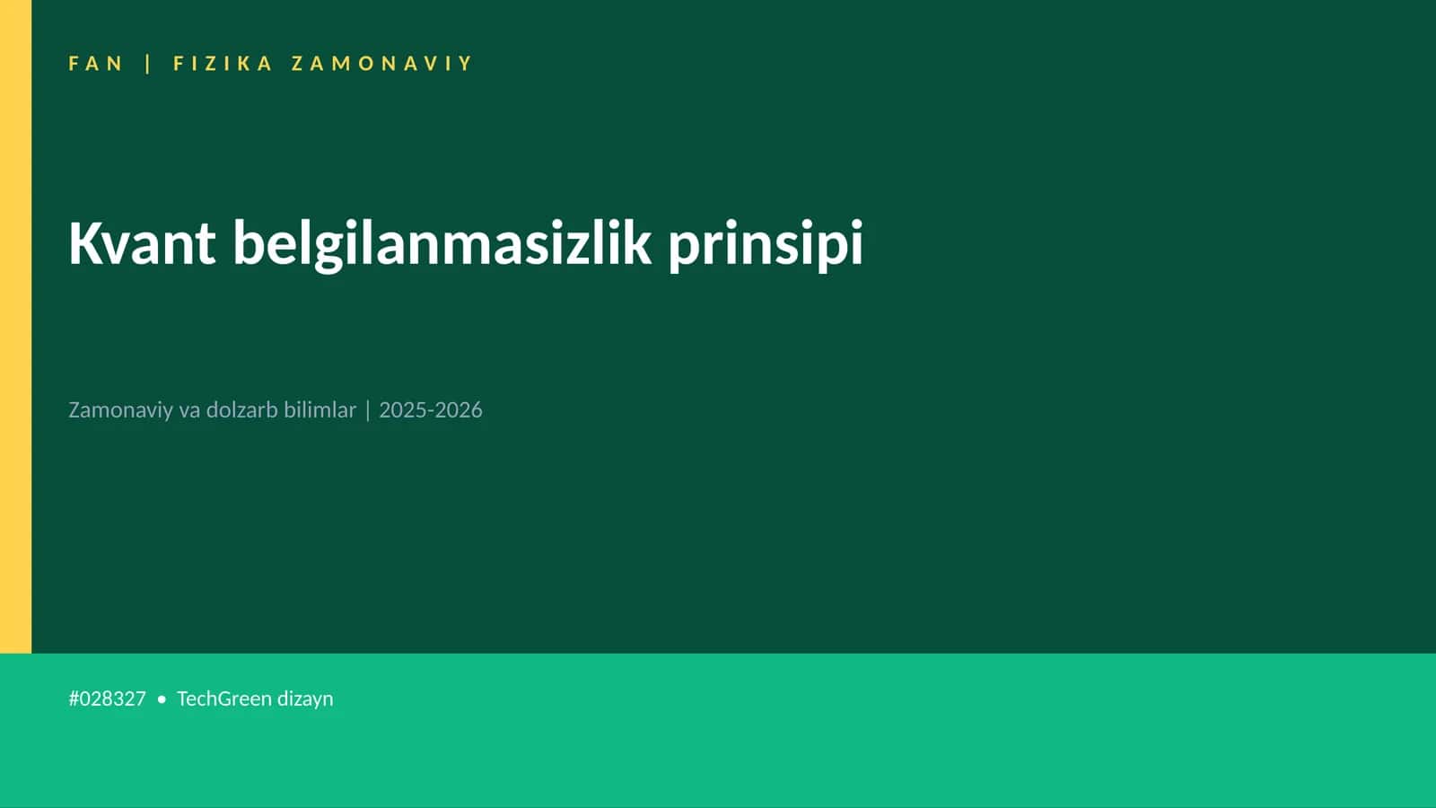 Kvant belgilanmasizlik prinsipi