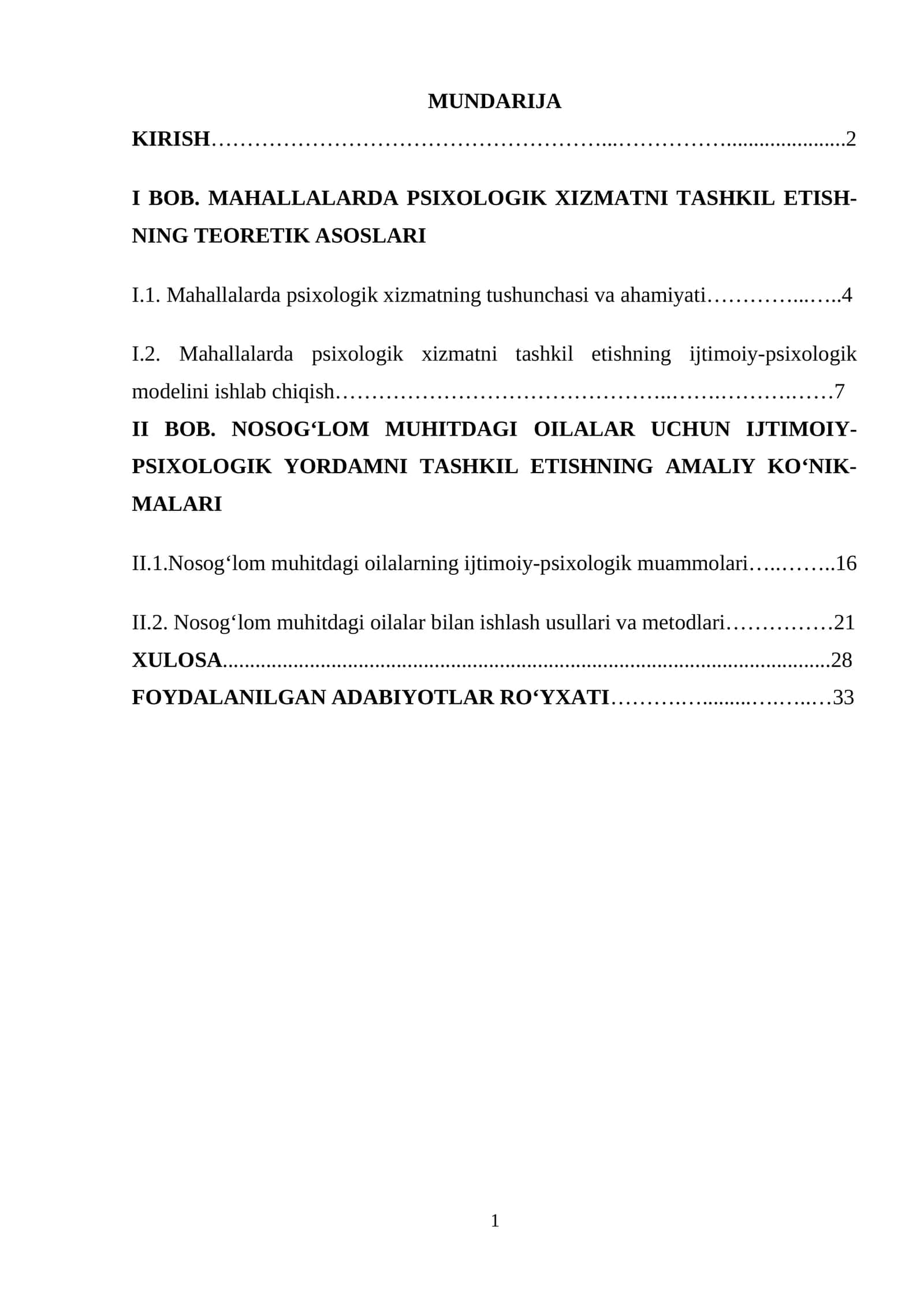 Mavzusining dolzarbligi
