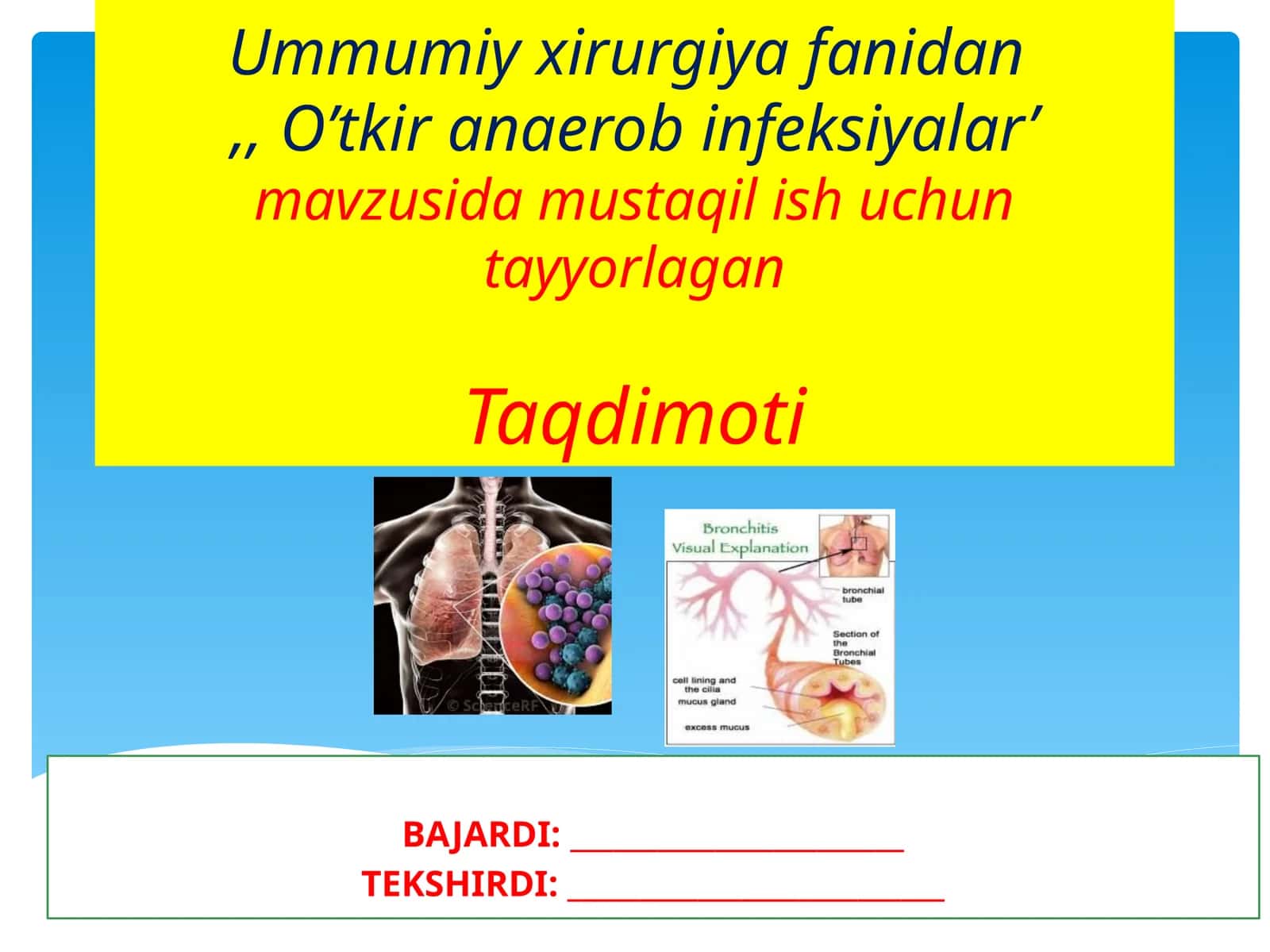 O’tkiranaerob infeksiyalar
