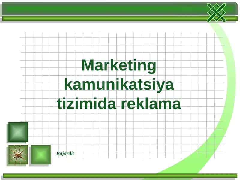 Reklama va markazlashtirish
