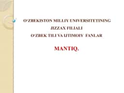 Mantiq falsafasi