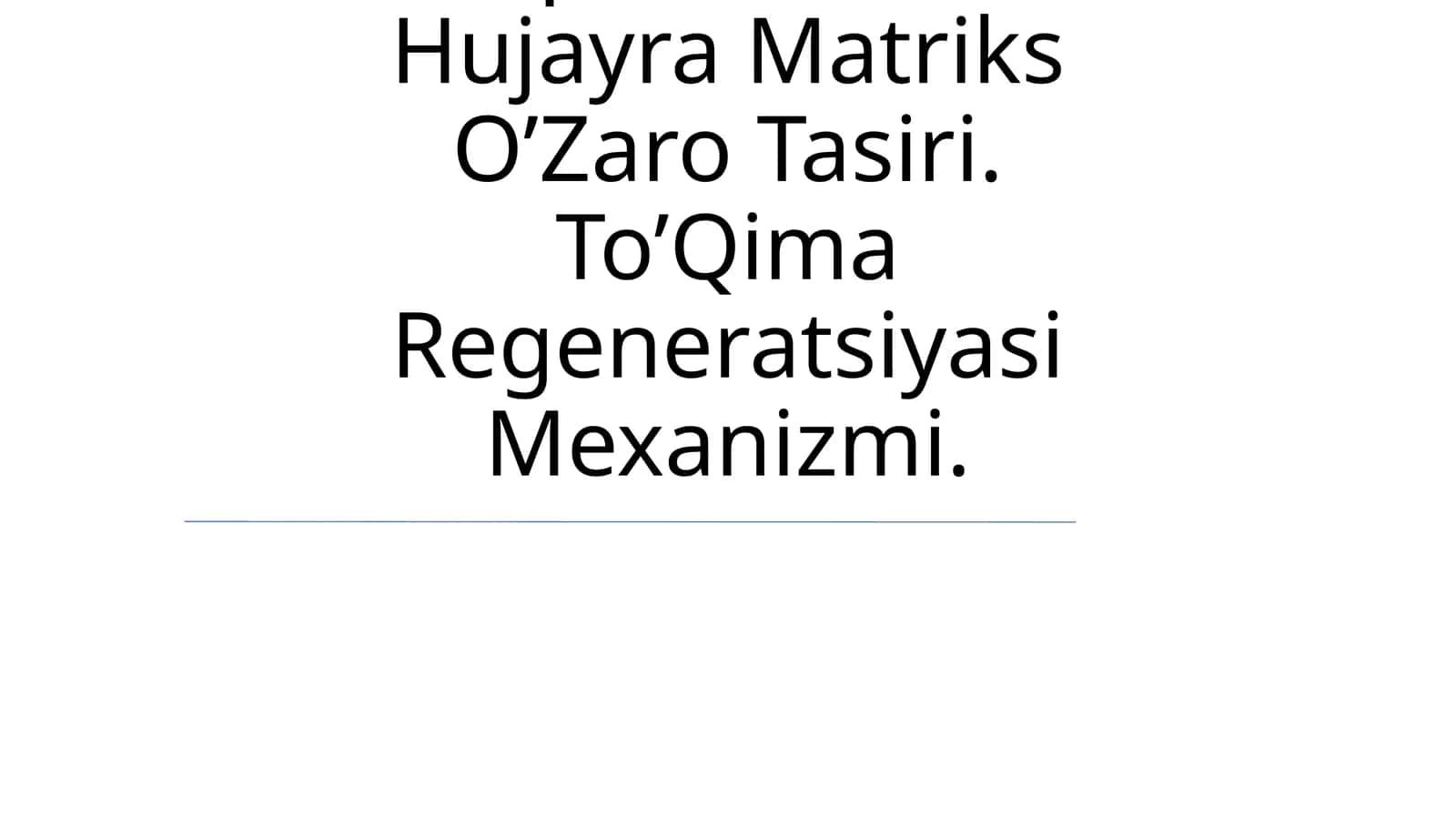 Yallig’Lanishning Tizimli Tasirlari