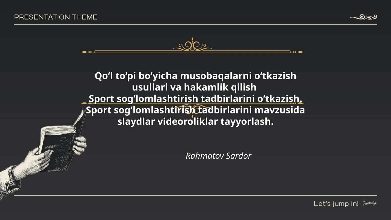 Qo‘l to‘pi bo‘yicha musobaqalarni o‘tkazish usullari va hakamlik qilish