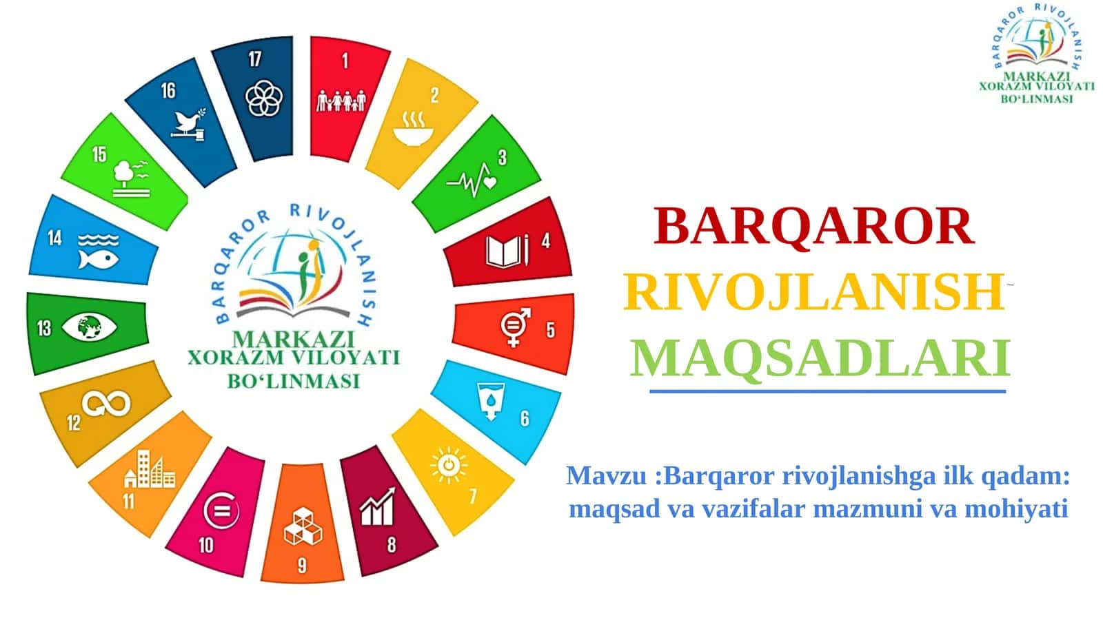 BARQAROR RIVOJLANISH MAQSADLARI