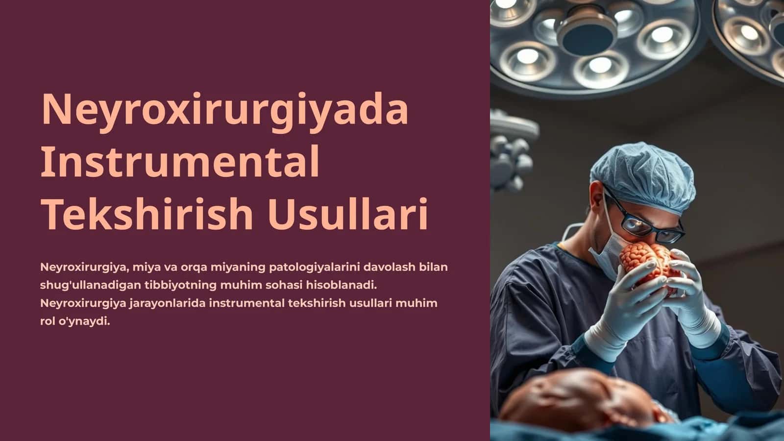 Neyroxirurgiyada Instrumental Tekshirish Usullari