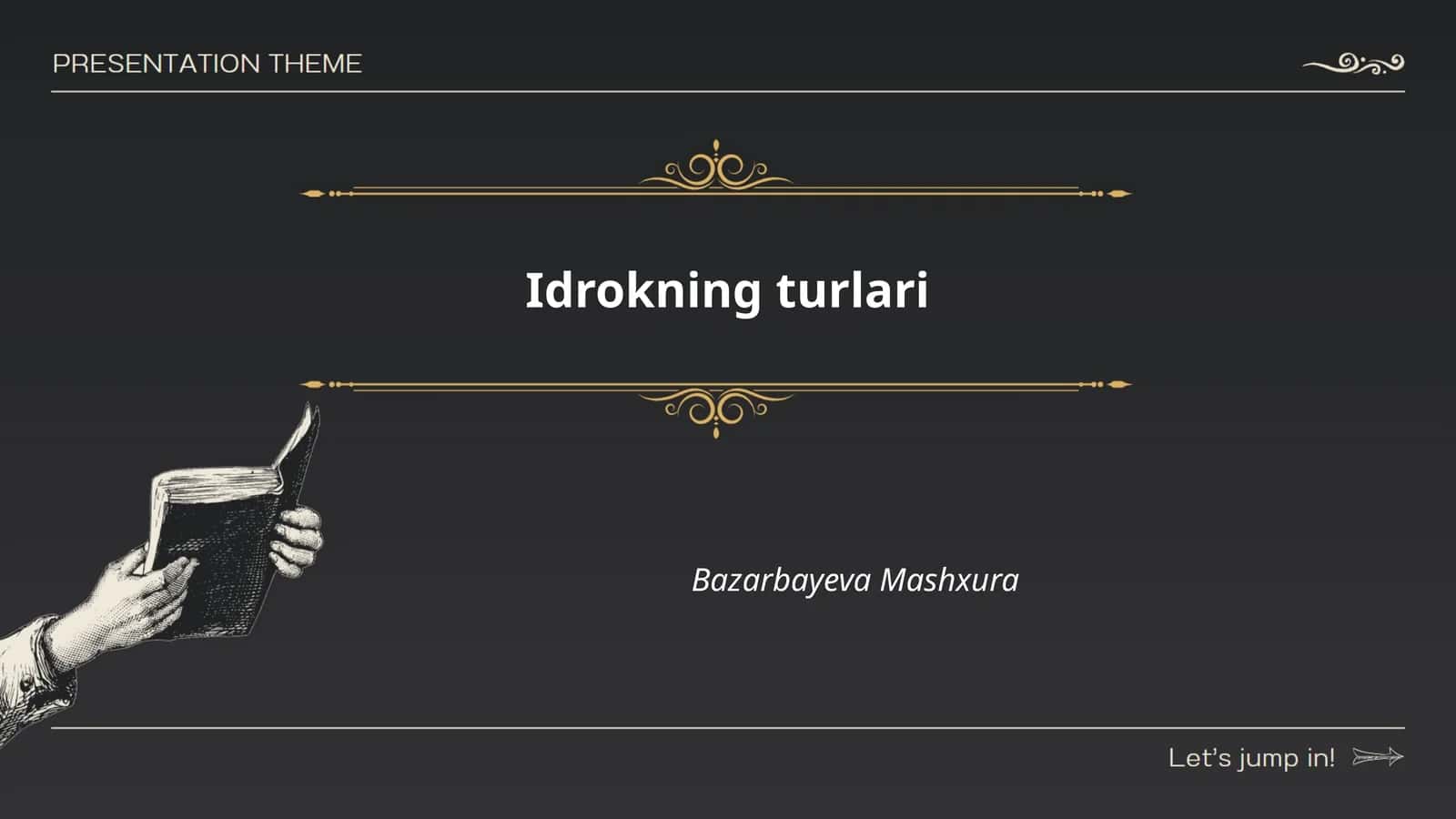 Idrokning asosiy turlari