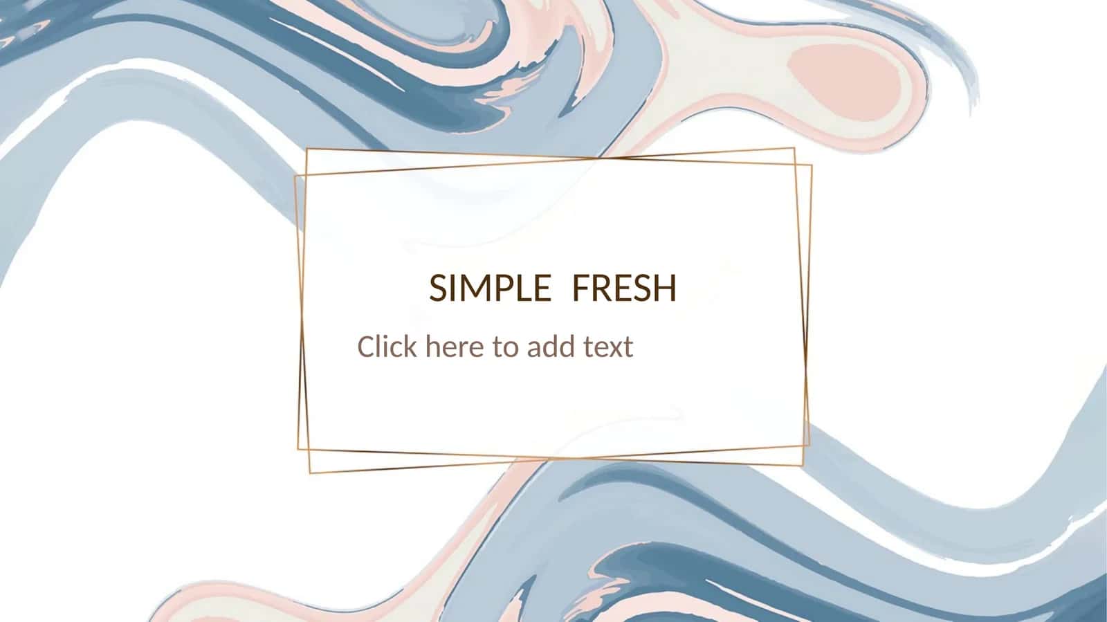 Simple fresh