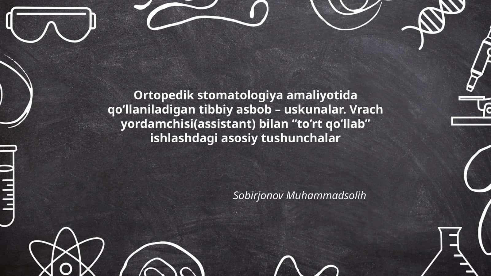 Qo‘llaniladigan tibbiy asbob – uskunalar