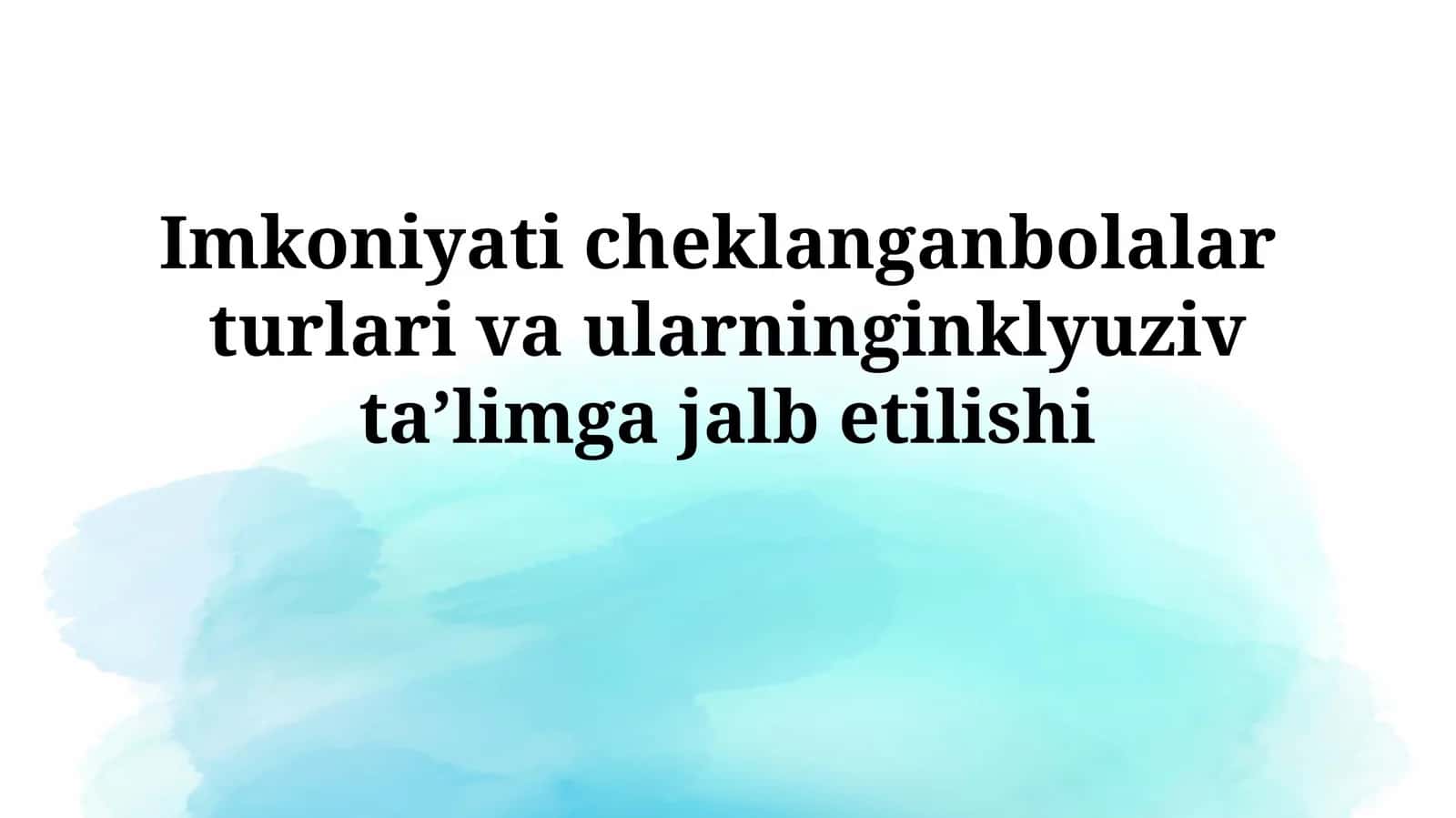 Nogironlik: Ta'rifi va tasnifi