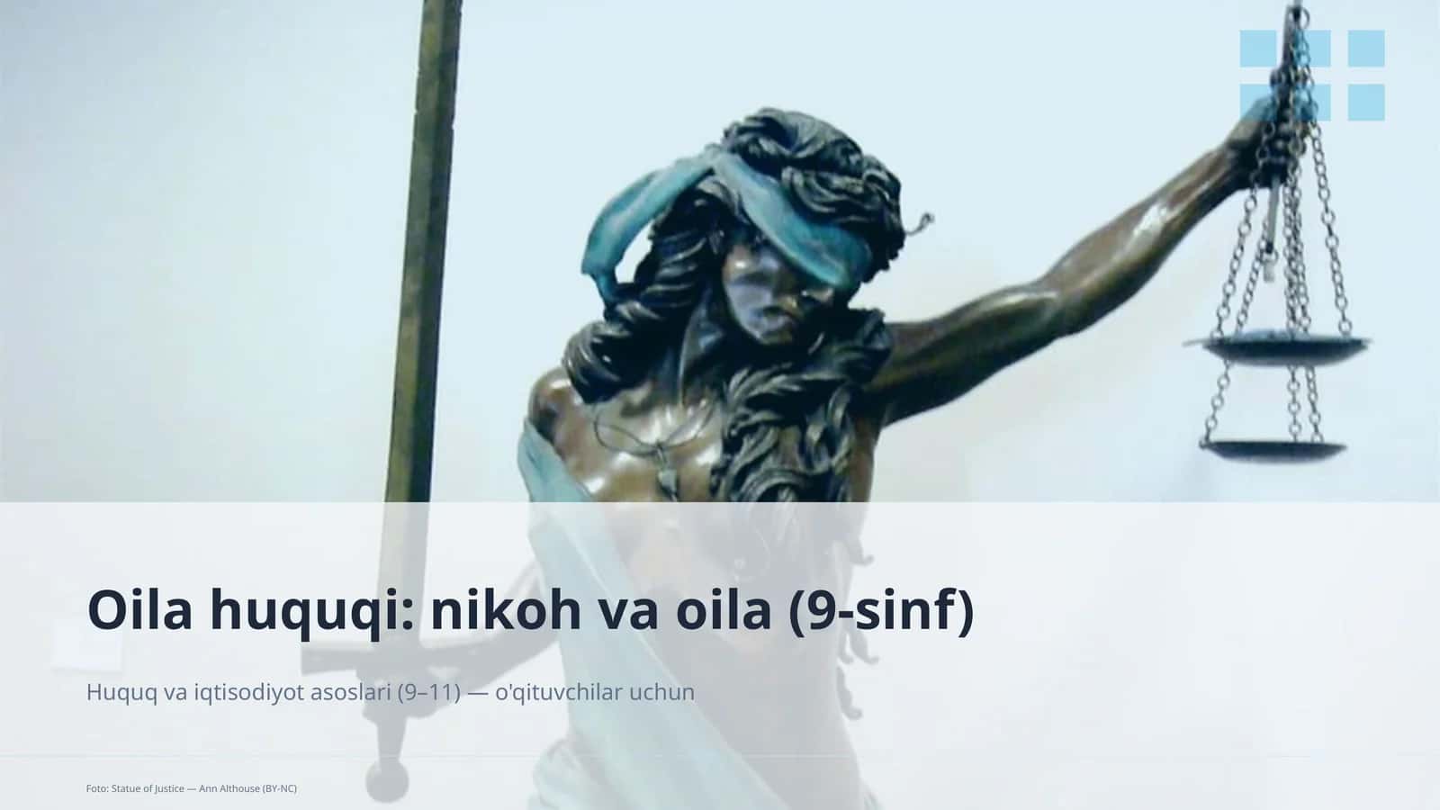 Huquq va iqtisodiyot asoslari (9–11)