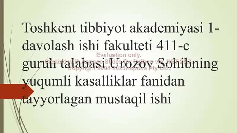 Visseral leyshmanioz