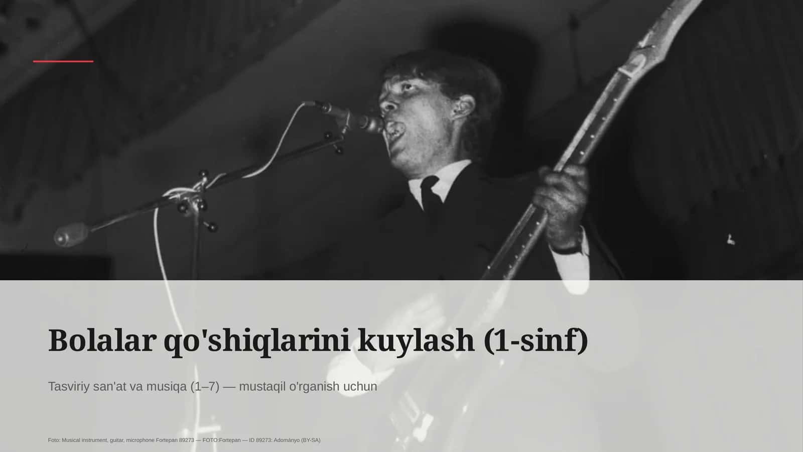 Tasviriy san'at va musiqa (1–7)