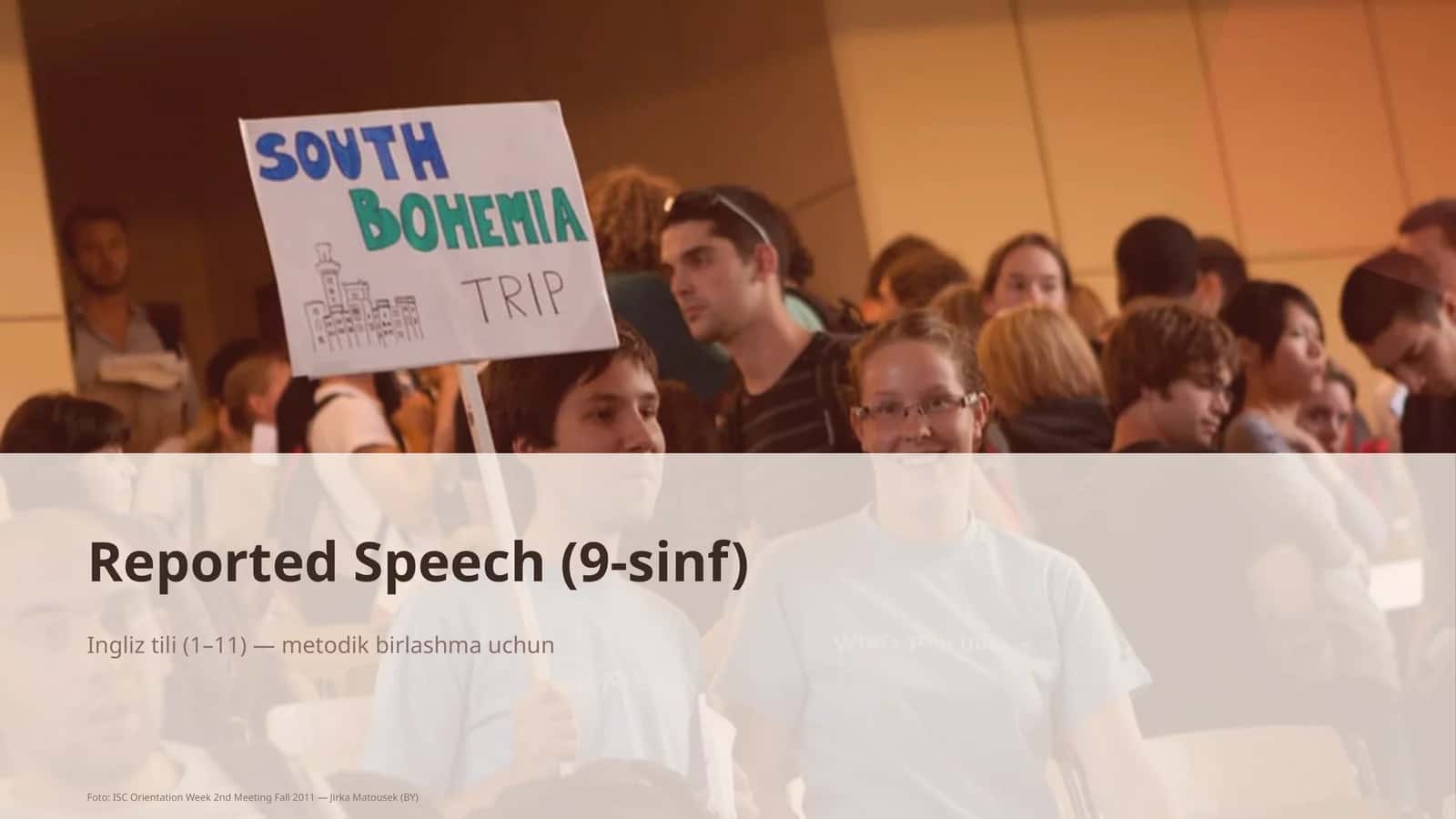 Reported Speech (9-sinf)