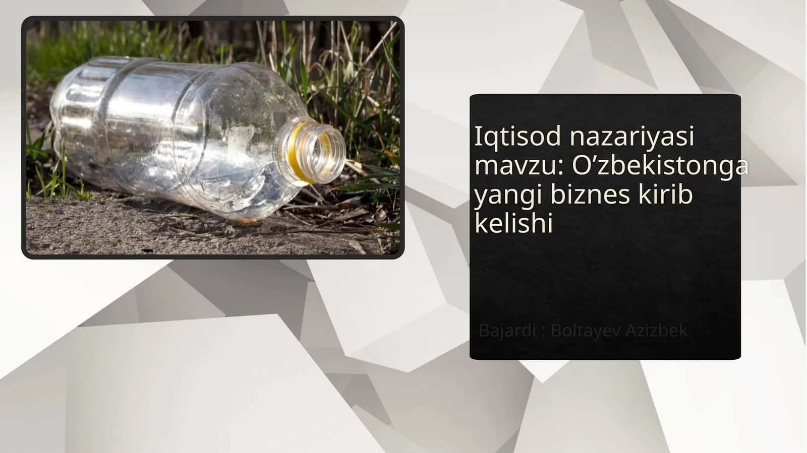 O’zbekistonga yangi biznes kirib kelishi 1