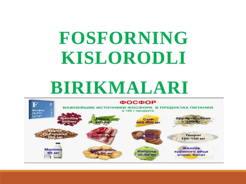 Fosforningkislorodlibirikmalari