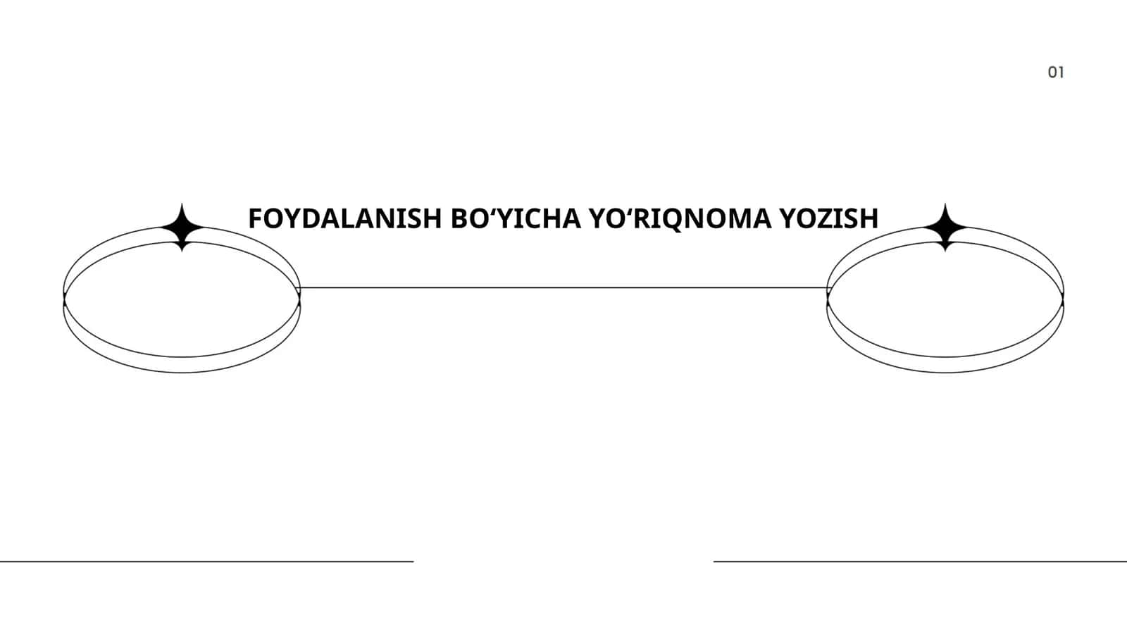 FOYDALANISH BO‘YICHA YO‘RIQNOMA YOZISH