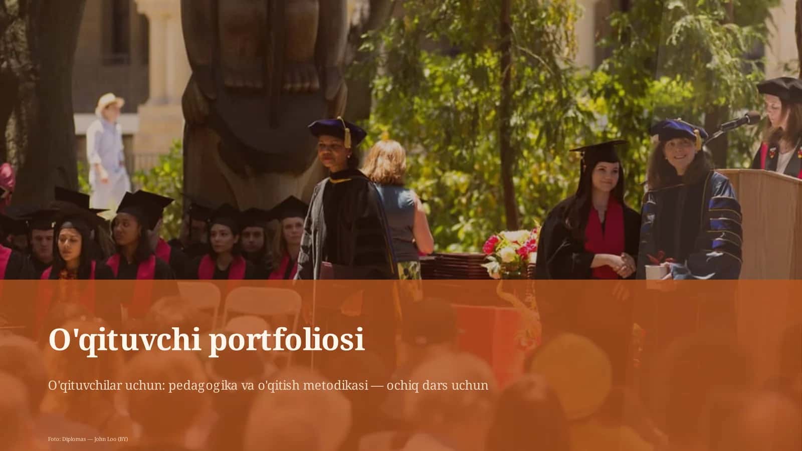 O'qituvchi portfoliosi