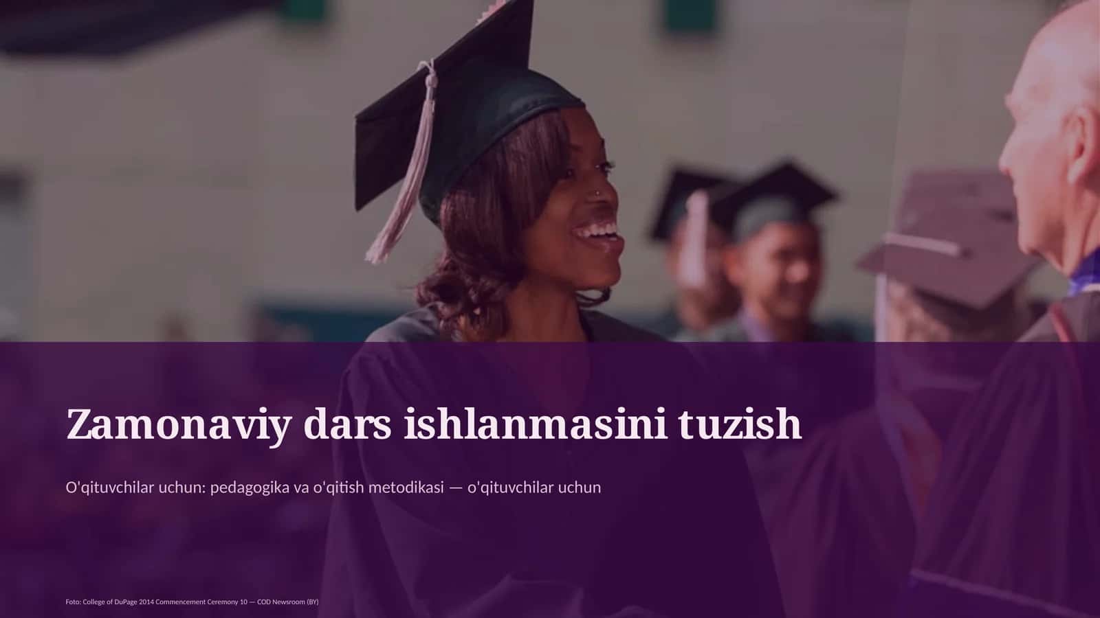 Zamonaviy dars ishlanmasini tuzish