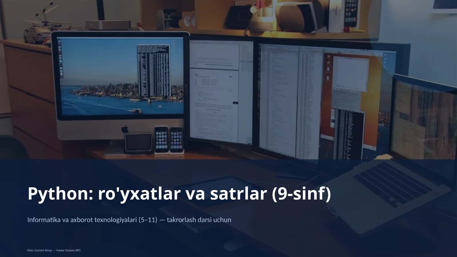 Informatika va axborot texnologiyalari (5–11) — takrorlash darsi uchun