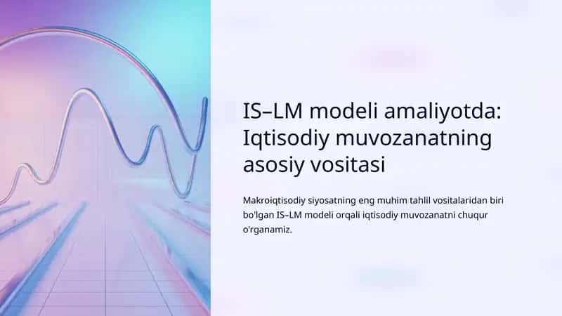 IS–LM modeli
