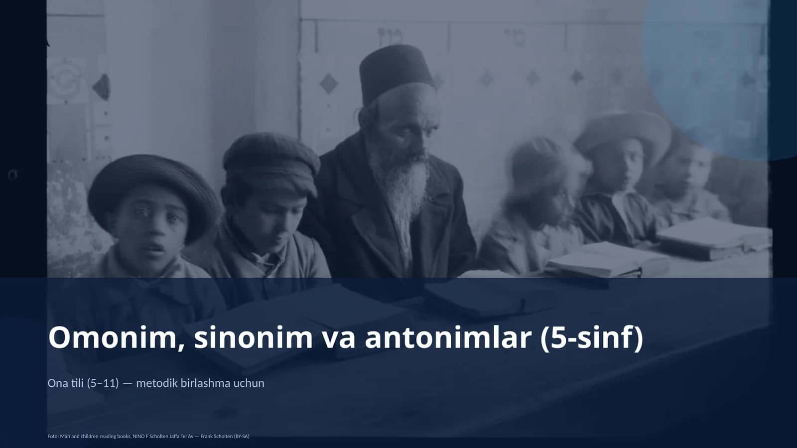 Omonim, sinonim va antonimlar (5-sinf)