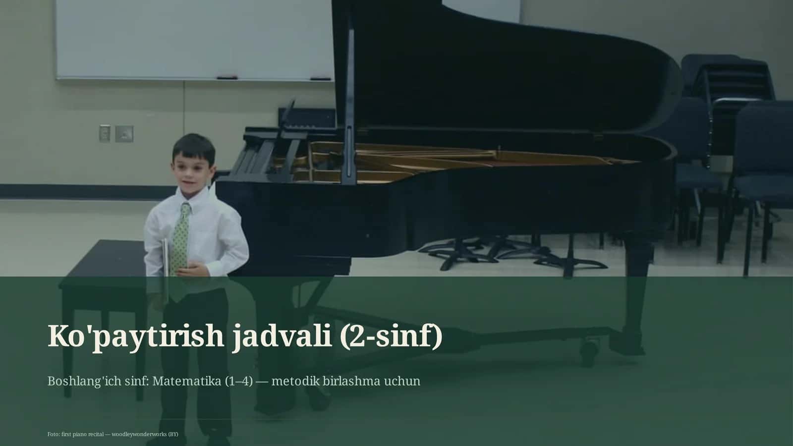 Ko'paytirish jadvali (2-sinf)