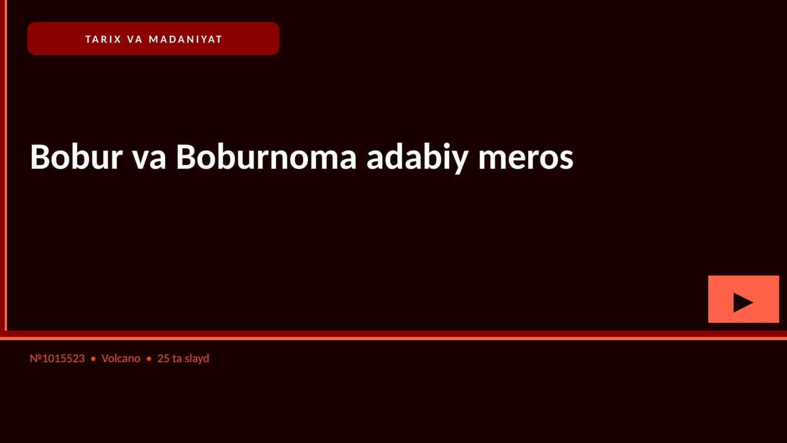 Bobur va Boburnoma adabiy meros
