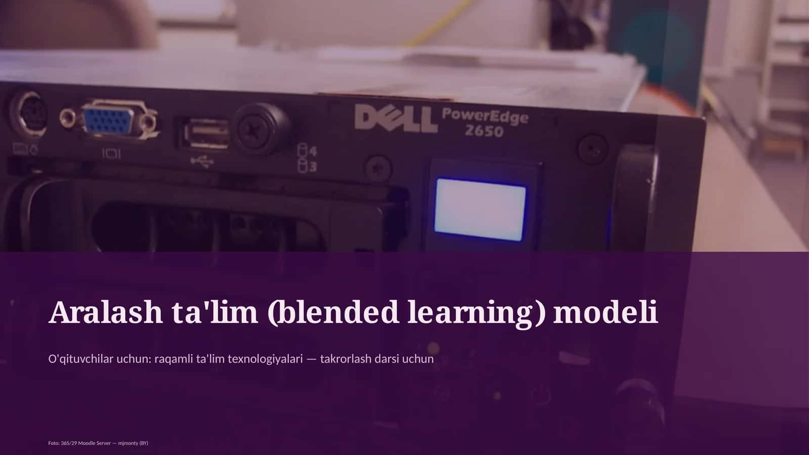 Aralash ta'lim (blended learning) modeli