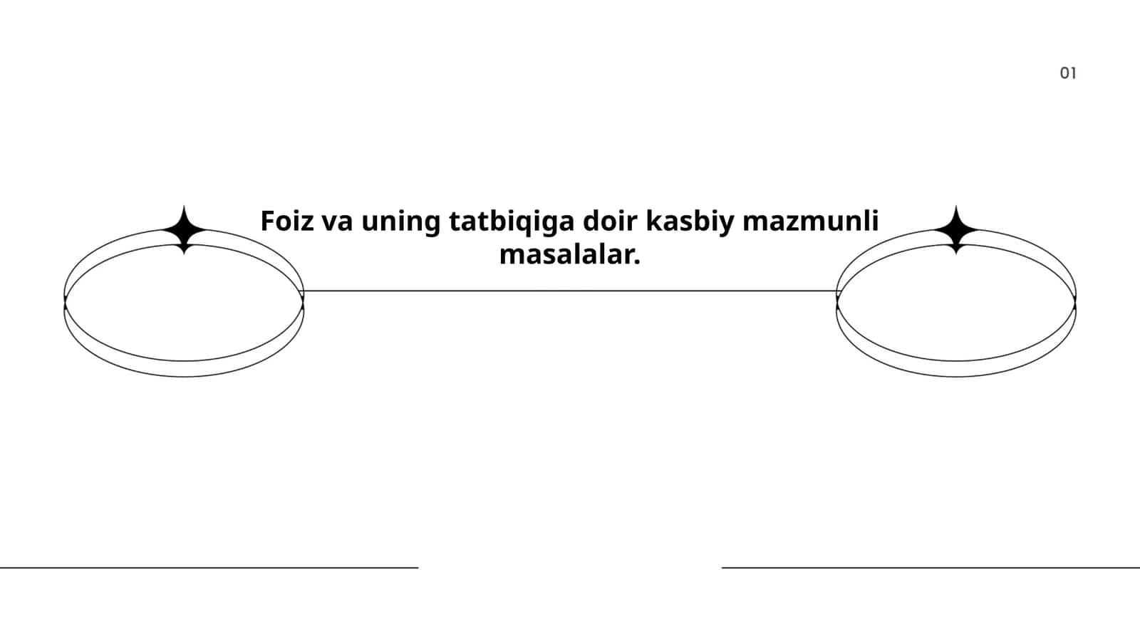 Foiz va uning tatbiqiga doir kasbiy mazmunli masalalar