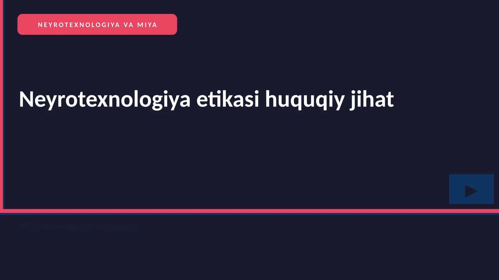 NEYROTEXNOLOGIYA VA MIYA