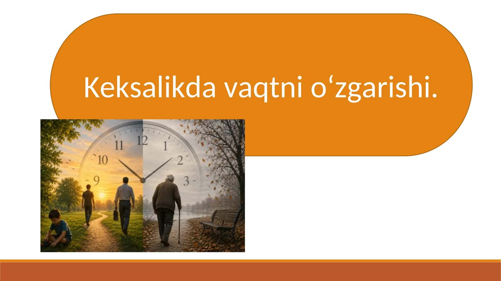 Keksalikda vaqtni o‘zgarishi.