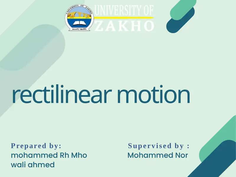 Types of Motion