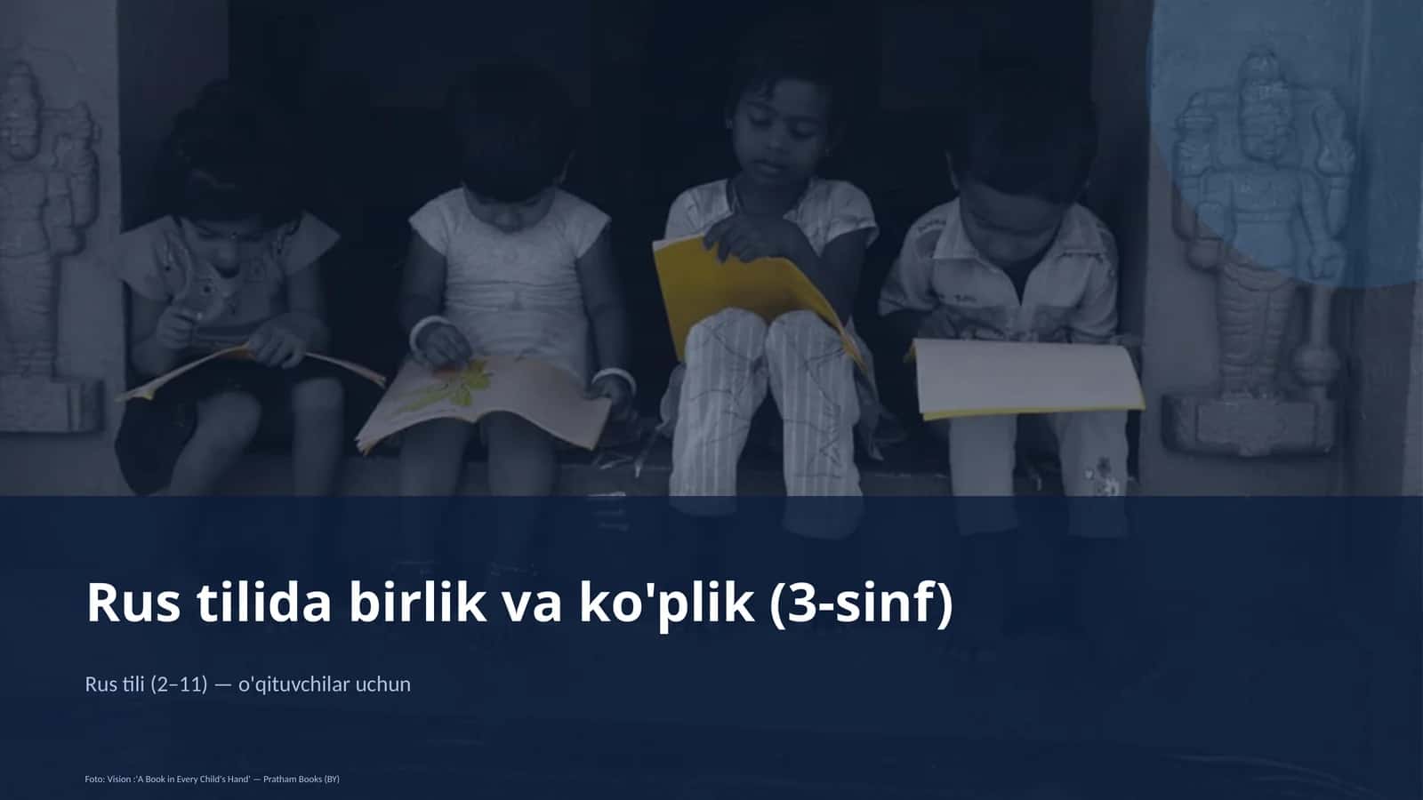 Rus tilida birlik va ko'plik (3-sinf)